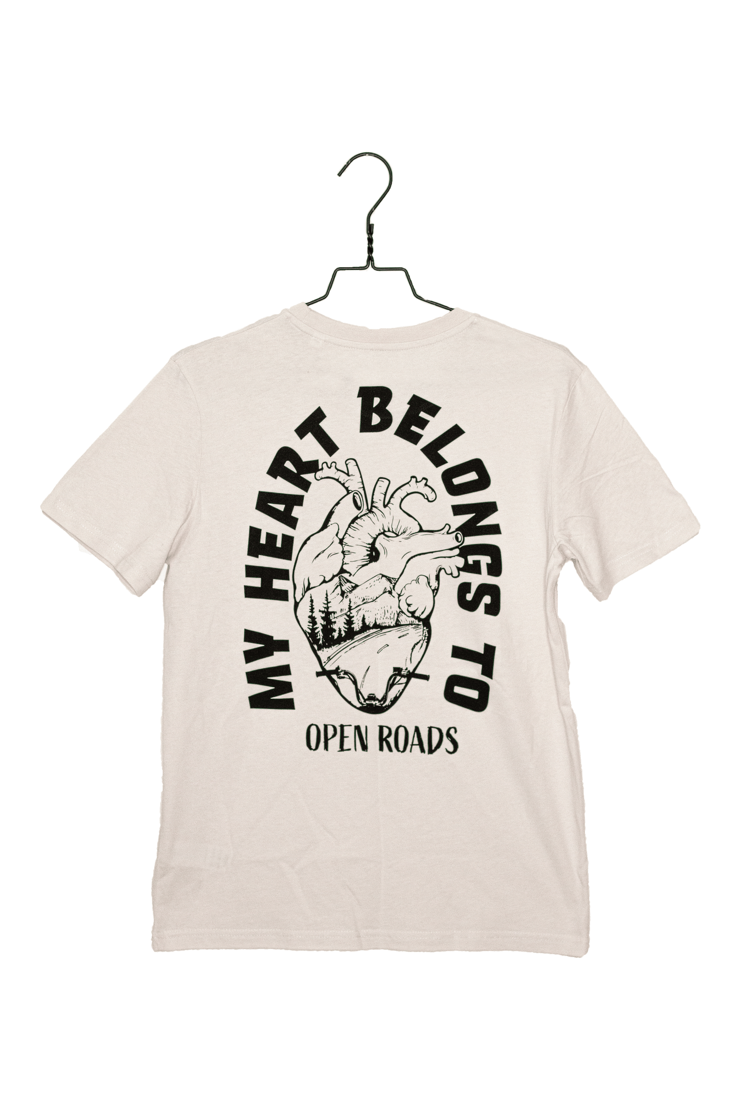 Organic 'My Heart belongs' Summer T-shirt / back print